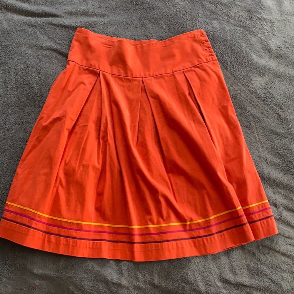 George ME Orange skirt size 6